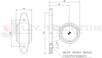 LED clearance marker A