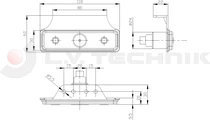 LED clearance lamp yellow