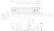 LED clearance lamp white