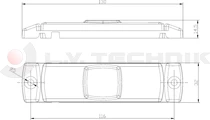 LED clearance lamp white