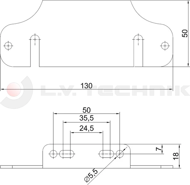 LED clearance lamp white