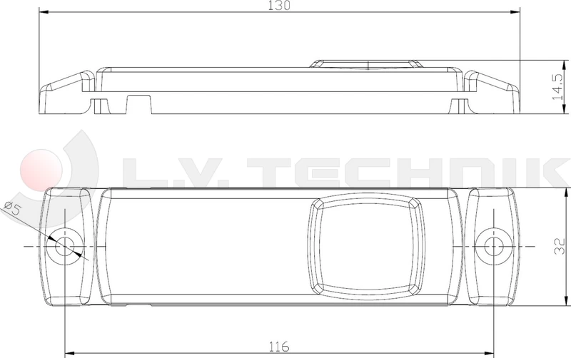 LED clearance lamp white