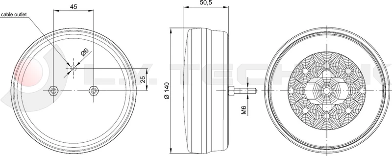 LED reversing lamp 2 functions