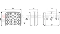 LED reversing lamp