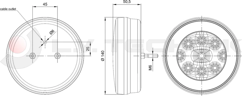 LED fog lamp