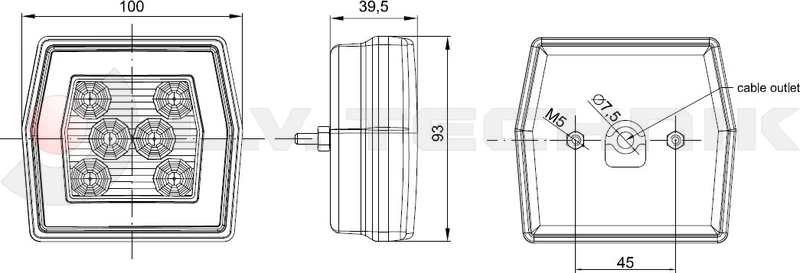 LED fog lamp