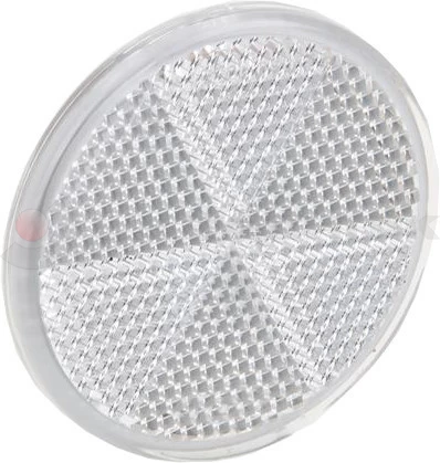White adhesive tape round reflector