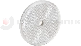 White round reflector with a hole