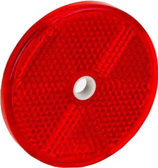 Prizma csavarozható piros ø60