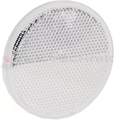 White round reflector with a screw