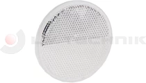 White round reflector with a screw