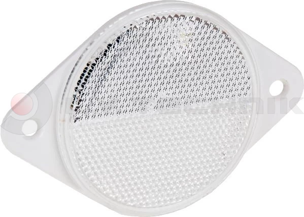 White round reflector with mounting holes