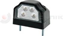 Number plate LED lamp with cable