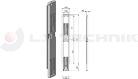 Tipper pillar 1100 25mm middle