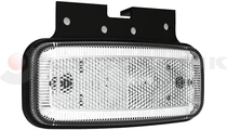 Helyzetjelző fehér LED 12-36V tartóval FRISTOM