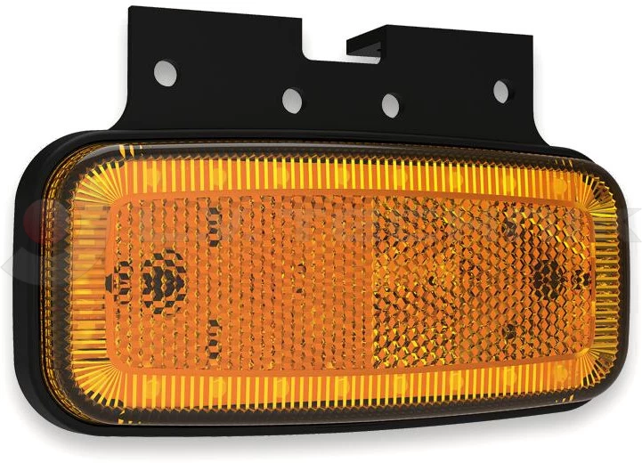 Helyzetjelző sárga LED 12-36V tartóval FRISTOM