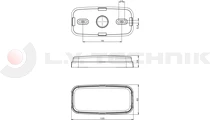 LED clearance lamp white 12-36V