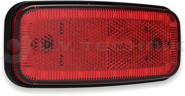 LED clearance lamp red 12-36V