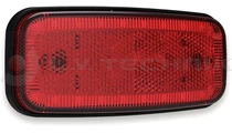 Helyzetjelző piros LED 12-36V csak lámpa FRISTOM