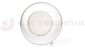 21-LED interior lamp silver round 9-36V