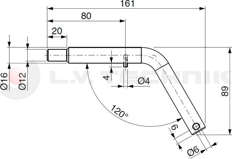 Tipping ball set 50mm horizontal 2t