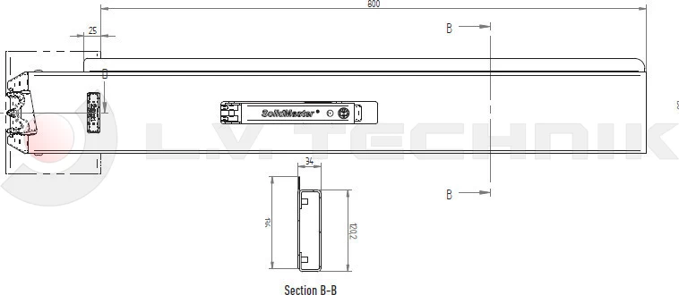 Solidmaster 801H 800mm rear right