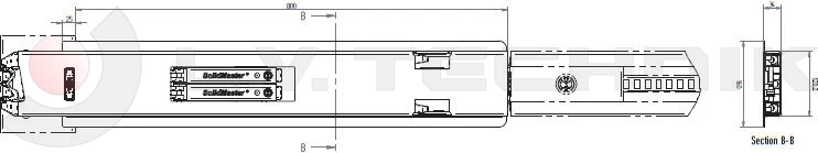 Hestal rakonca 802S 800mm TOP középső