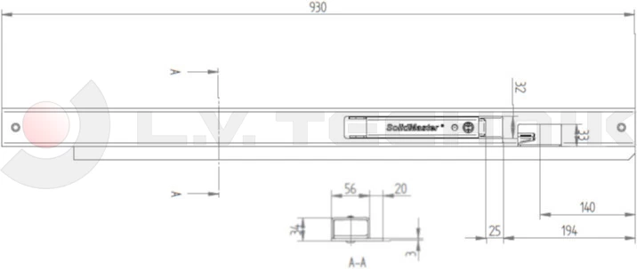 Hestal rakonca 802R 800mm első bal