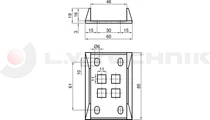 Door holder plate
