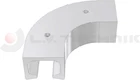 Stainless steel 1/2 curve for meat rail