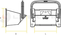 Plastic Chock Holder E36