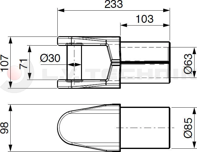 Tipping fork 7.5t