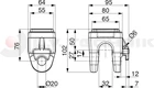 Tipping fork socket 7.5t 30-20mm