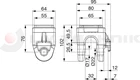 Tipping fork socket 7.5t 30-22/17mm