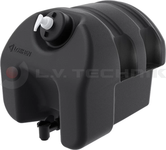 Water tank 18l squared with soap dispenser