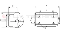 Rear rolling bumper double horizontal