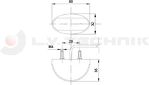 Helyzetjelző FT012 LED fehér FRISTOM