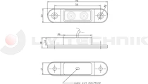 LED clearance lamp white