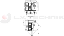 Wheel carrier 150-220mm