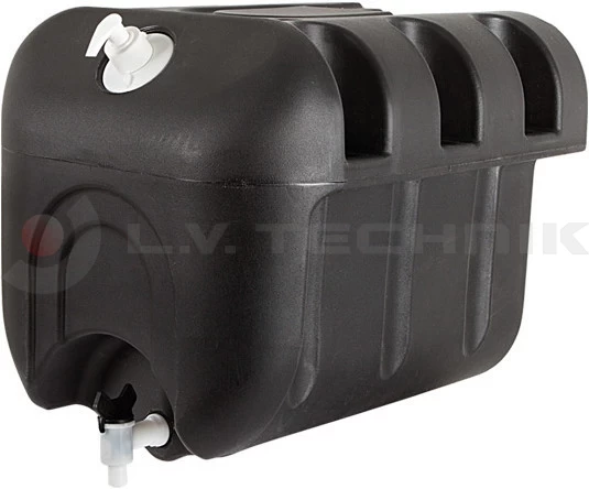 Water tank 30l squared with soap dispenser