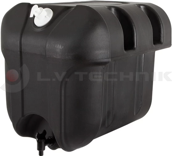 Water tank 50l squared with soap dispenser