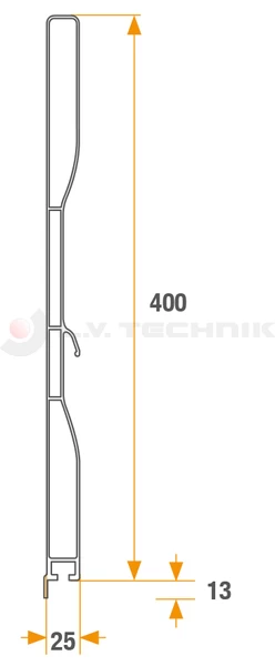 Alu profile 400mm