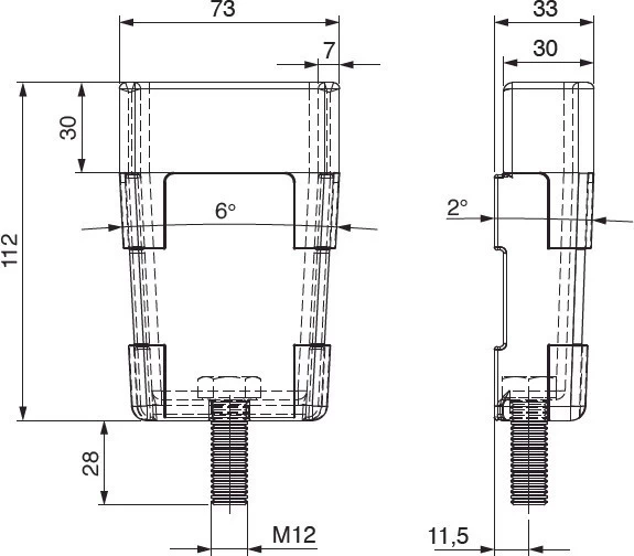 Rakonca ék 73x30