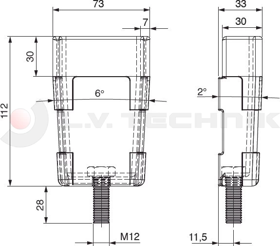 Pillar wedge