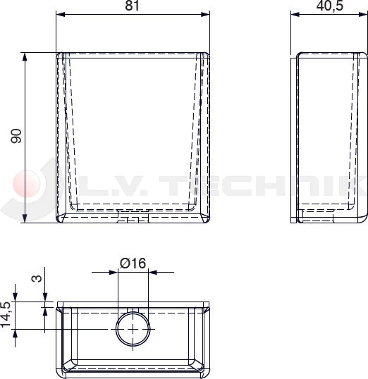 Weldable pocket