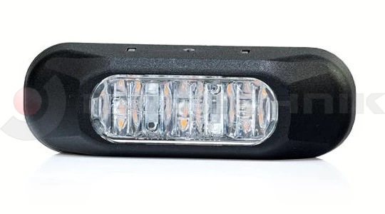 Yellow LED MINI warning lamp 12-36V