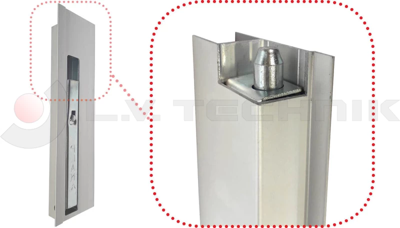Planae lock 300mm with ledge left