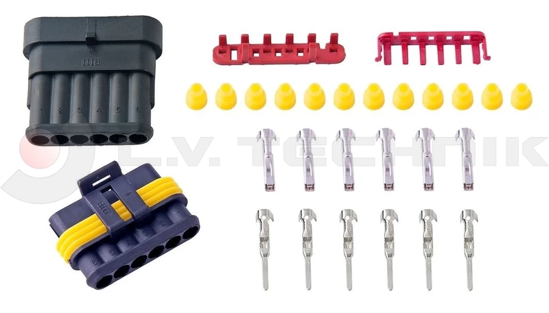 Plug set 6-pin 029