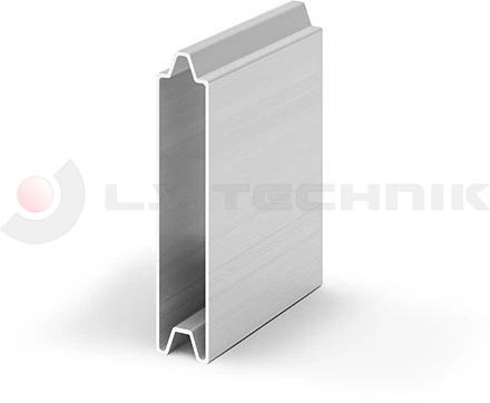 Alu ponyva profil ékes ÚJ 100x25 3300mm