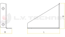 Bracket for squared water tank 18l